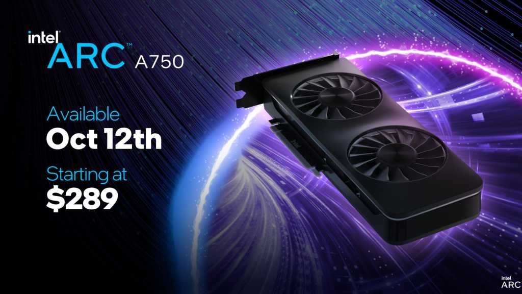 Intel's $289 Arc A750 GPU