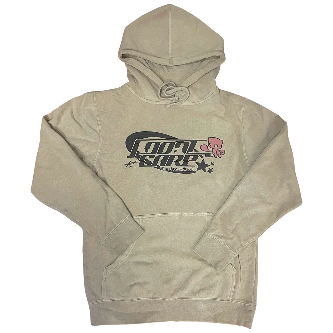 I Don’t Care Y2K Hoodie